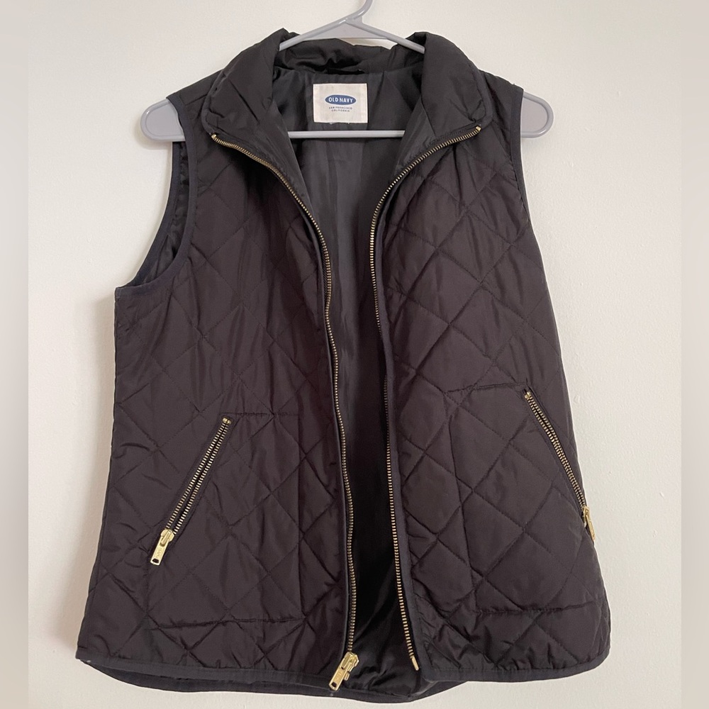 Old Navy Black Vest - Size Small